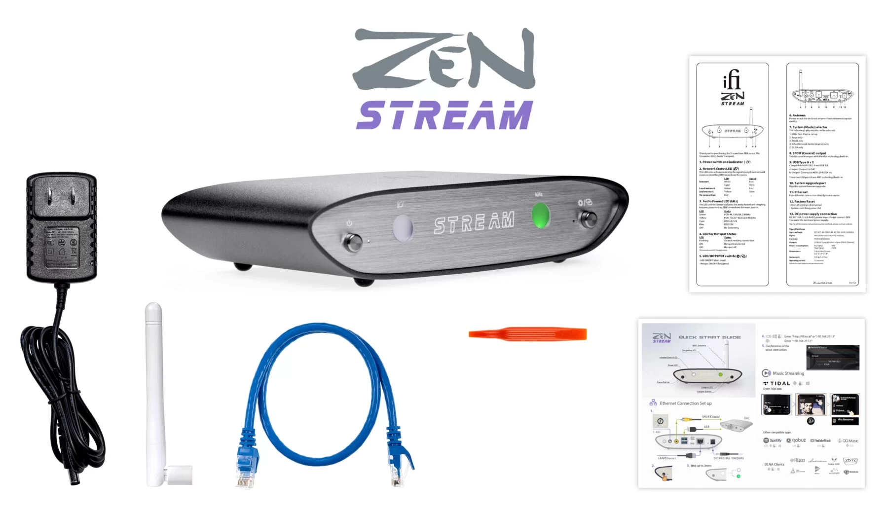 ZEN Stream Connection Guide front banner