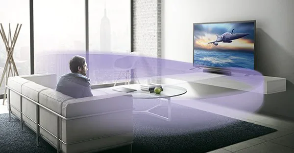 Yamaha Compact Sound Bar with built in subwoofer, Bluetooth® and Clear Voice SR-C20A C20A  small soundbar Virtual Surround Technology