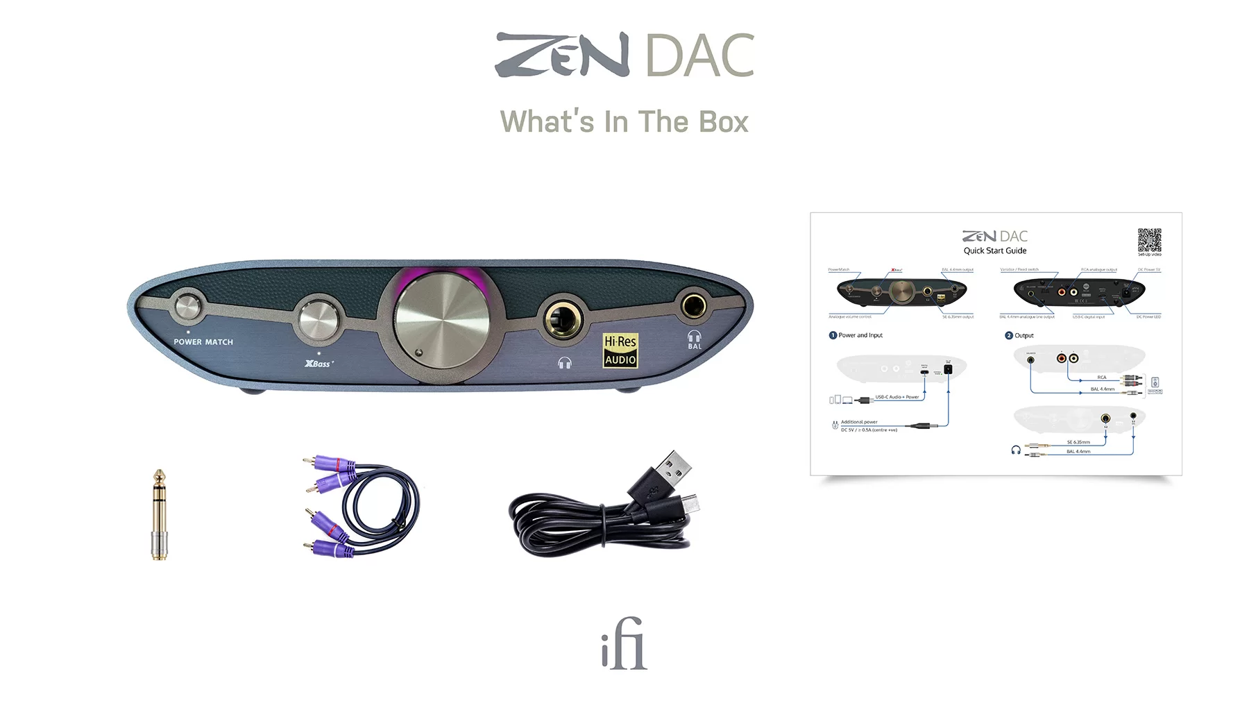 iFi WHATS IN THE BOX ZEN DAC 3