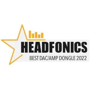 Headfonics 2022 Dec22 Best Portable DAC Amp Dongle logo