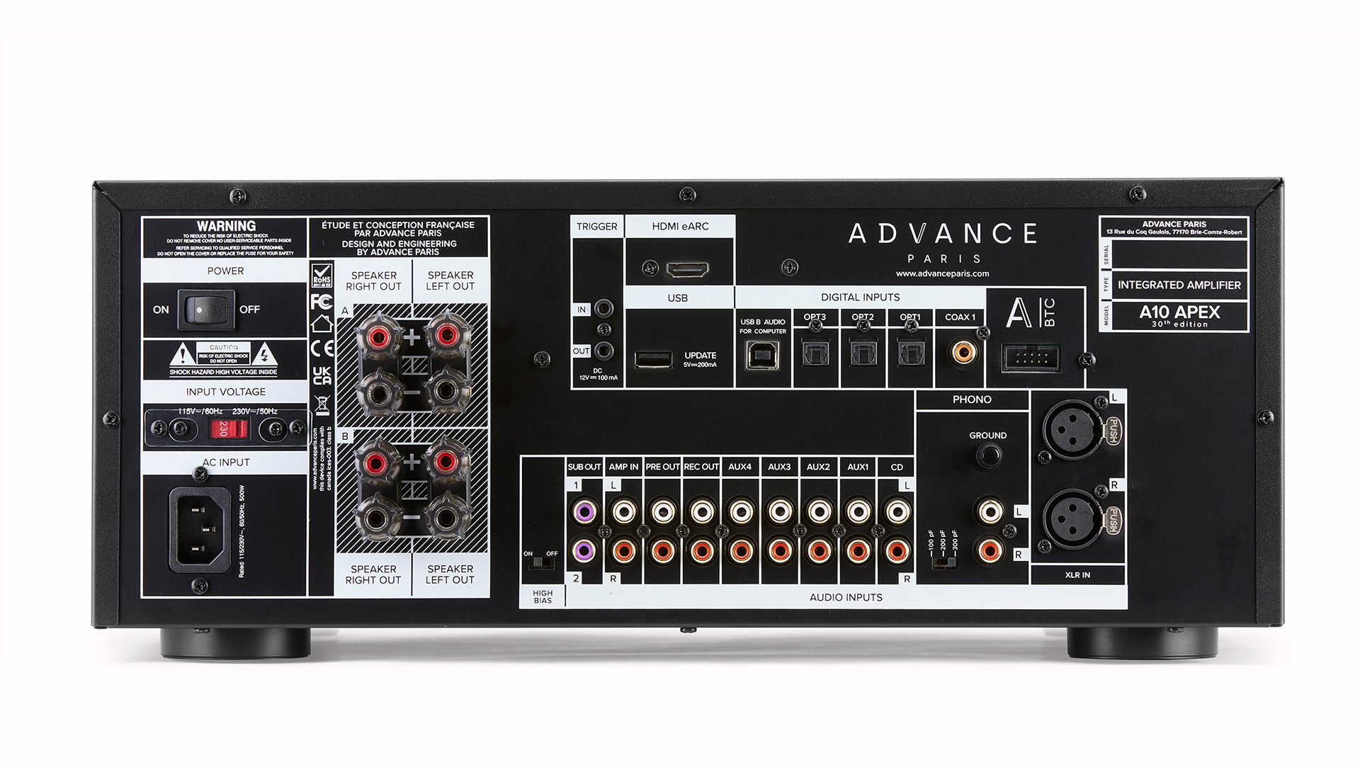 APEX A10 BACK FACE