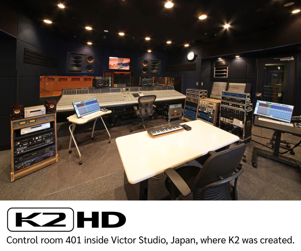 Revitalise studio recording sound with legendary K2HD.