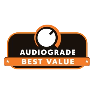 Audio grade Badge Best Value logo