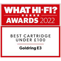 What Hi-Fi? Awards 2022, Best Cartridge under £100 logo