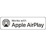 Works with Apple AirPlay AirPlay2 Audio logo TURNTABLE TT-N503 (MusicCast VINYL 500)