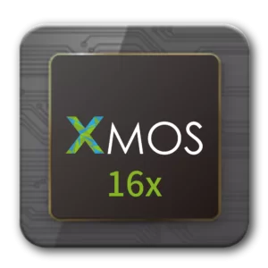 The XMOS 16-Core chip processes the audio data received via the USB digital input.
