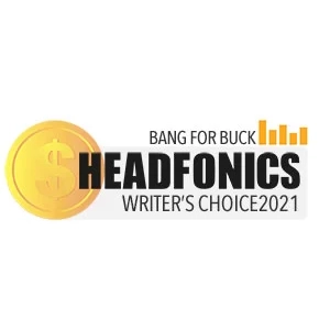 hip dac 2 Head fonics Banf for Buck Writers Choice logo