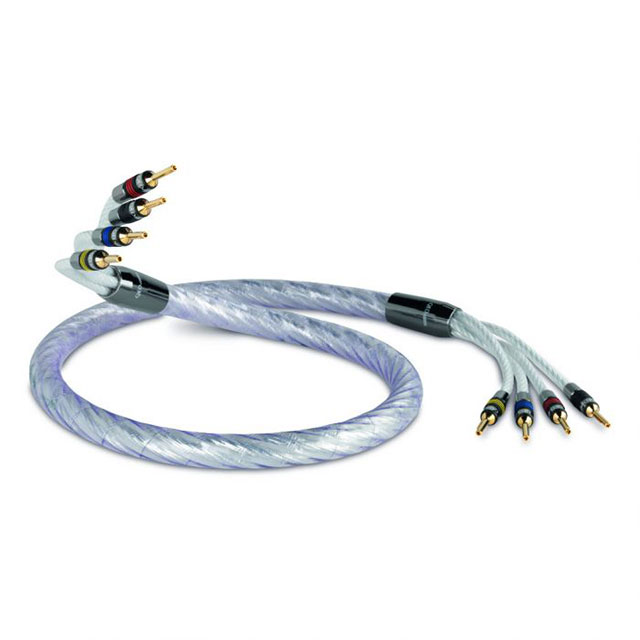 SIGNATURE Genesis Silver Spiral Bi-Wire QED SPEAKER CABLE